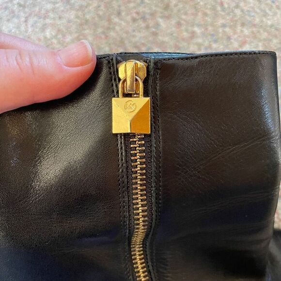 Michael Kors Leather High Heel Ankle Boots - Picture 4 of 9